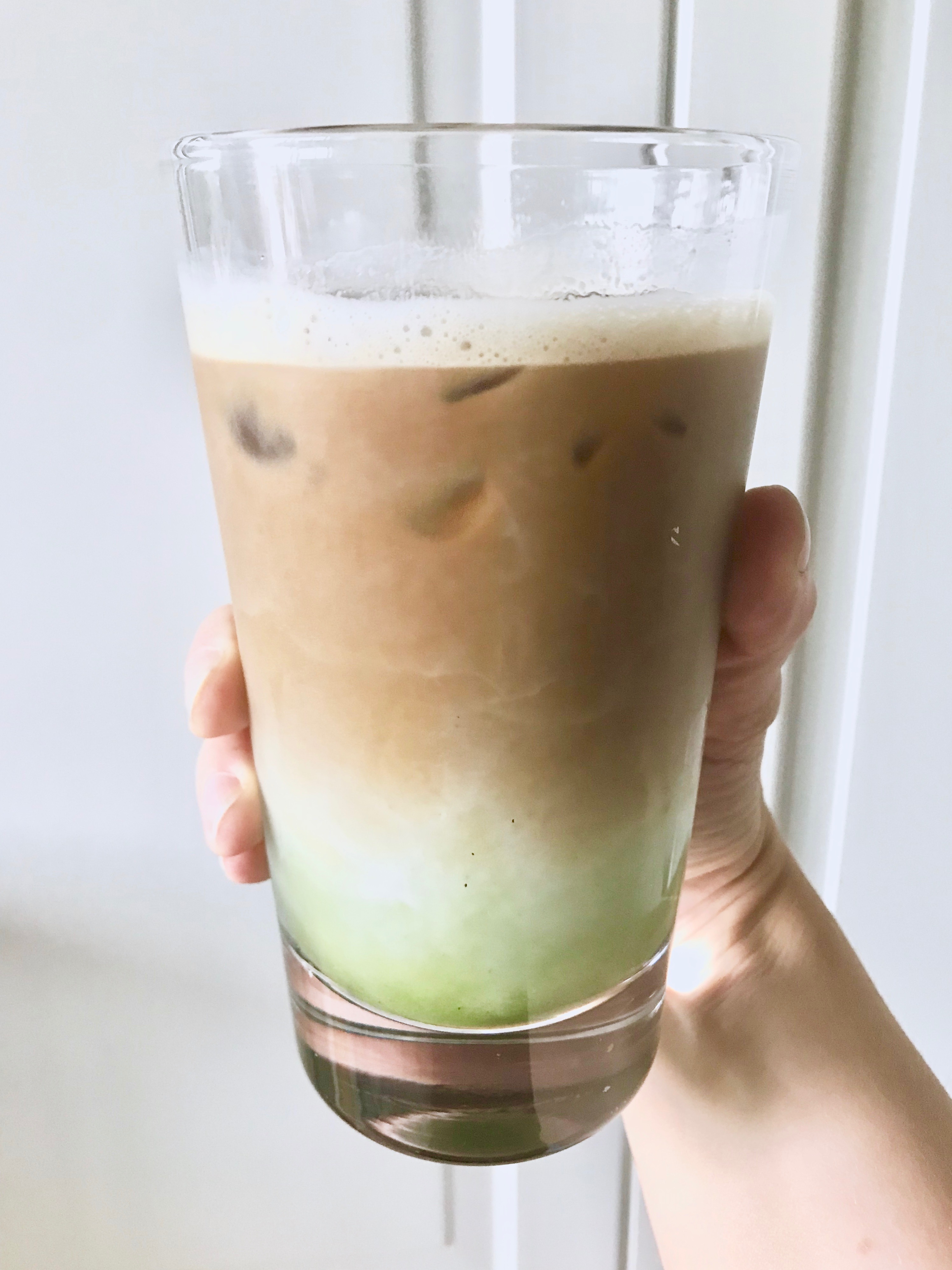 Iced Matcha Espresso Latte - My Petite Joys